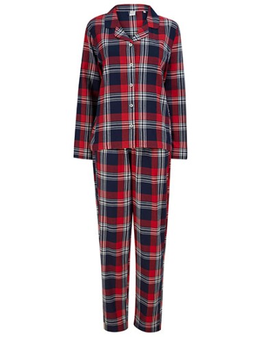S-SK074-Womens Tartan Lounge Set
